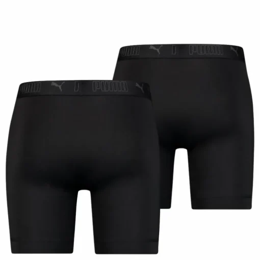 Sport Microfiber Long Boxer 2p Black