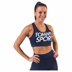 Sports Bra Logo Mid Blue
