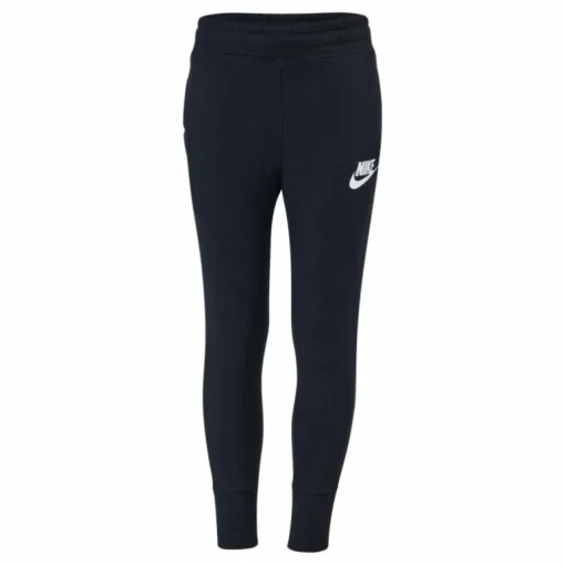 Sportswear Club Big Kids' (Girls') French Terry Pants BLACK/WHITE