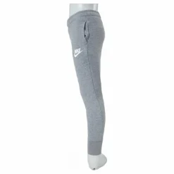 Sportswear Club Big Kids' (Girls') French Terry Pants CARBON HEATHER/WHITE