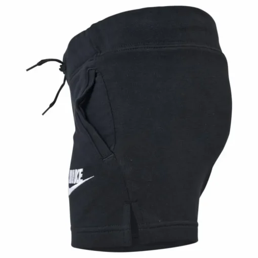 Sportswear Club Big Kids' (Girls') French Terry Shorts BLACK/WHITE