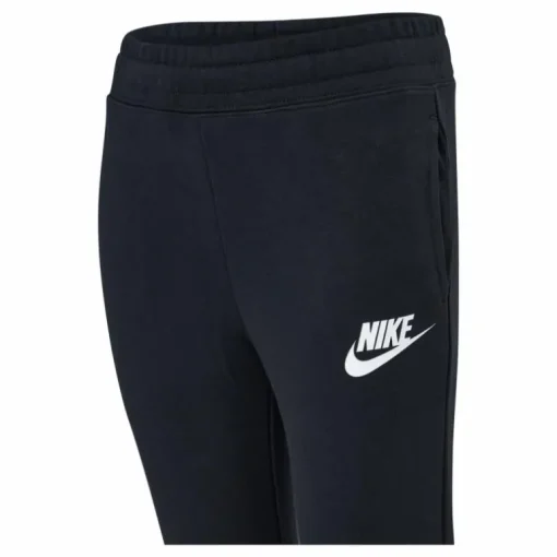 Sportswear Club Big Kids' (Girls') French Terry Pants BLACK/WHITE