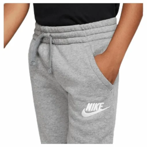 Sportswear Club Fleece Big Kids' Pants CARBON HEATHER/COOL GREY/WHITE