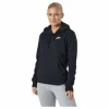 Sportswear Club Fleece Women's Pullover Hoodie BLACK/WHITE