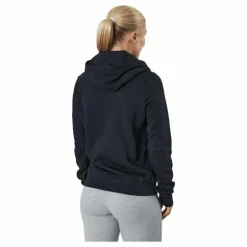 Sportswear Club Fleece Women's Pullover Hoodie BLACK/WHITE