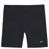 Sportswear Essential Women's Mid-Rise Bike Shorts (Plus Size) BLACK/WHITE