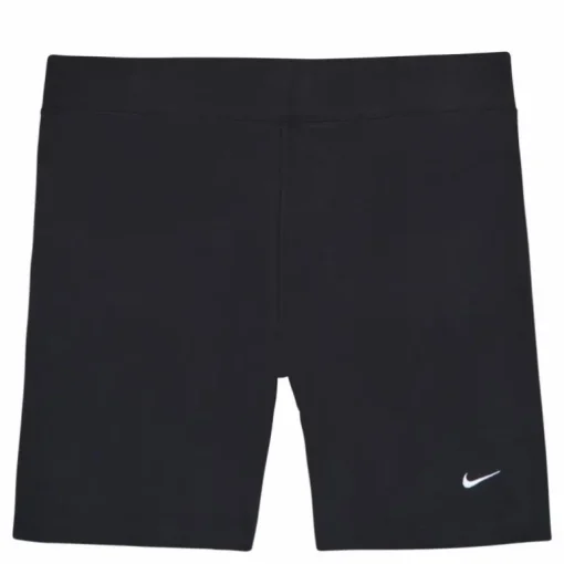 Sportswear Essential Women's Mid-Rise Bike Shorts (Plus Size) BLACK/WHITE