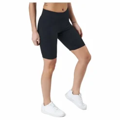 Sportswear Essential Women's Mid-Rise Bike Shorts BLACK/WHITE