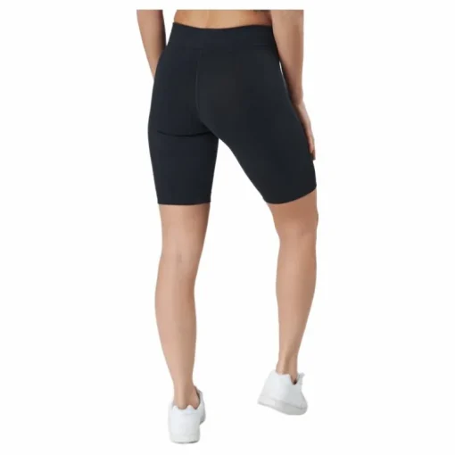 Sportswear Essential Women's Mid-Rise Bike Shorts BLACK/WHITE