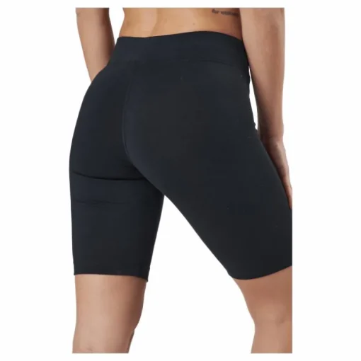 Sportswear Essential Women's Mid-Rise Bike Shorts BLACK/WHITE