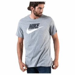 Sportswear Men's T-Shirt DK GREY HEATHER/BLACK/WHITE