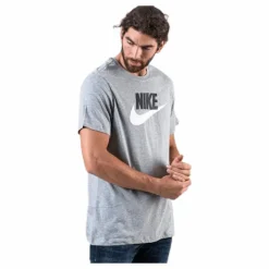 Sportswear Men's T-Shirt DK GREY HEATHER/BLACK/WHITE