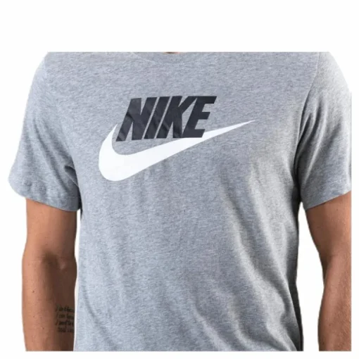 Sportswear Men's T-Shirt DK GREY HEATHER/BLACK/WHITE