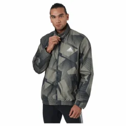 Sportswear Three Bar Graphics Track Jacket Multicolor / Orbit Green / Carbon