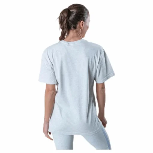 S/S Crew Neck White/Grey