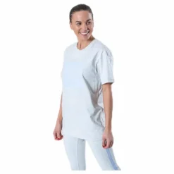S/S Crew Neck White/Grey