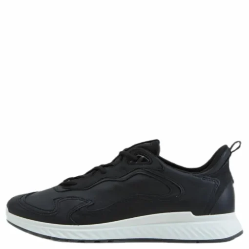 ST.1 Laced Shoes Black