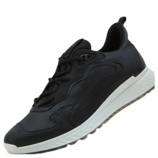 ST.1 Laced Shoes Black