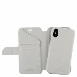 Stockholm Wallet Case Magnet iPhone X/XS Grey