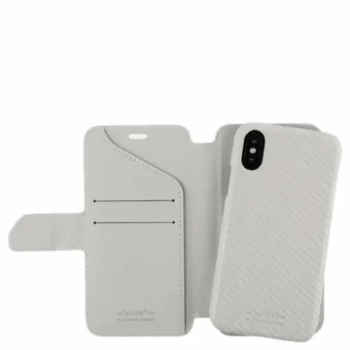 Stockholm Wallet Case Magnet iPhone X/XS Grey