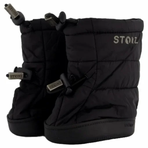Stonz Toddler Puffer Booties Black
