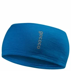 Straight Headband Wool Blue