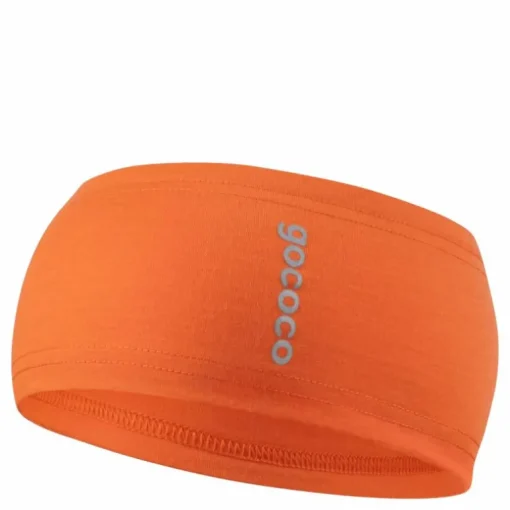 Straight Headband Wool Orange