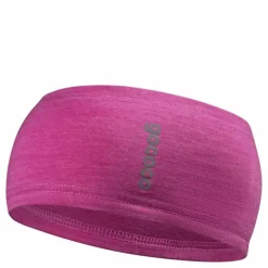 Straight Headband Wool Pink