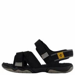 2 Strap Sandal Jet Black