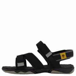 2 Strap Sandal Jet Black