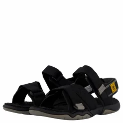 2 Strap Sandal Jet Black