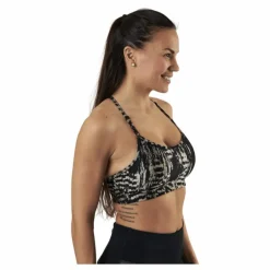 Strappy Sports Bra Grey