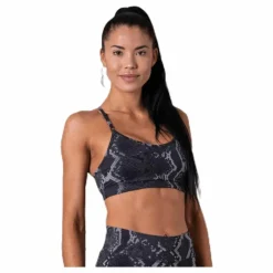 Strappy Sports Bra Grey