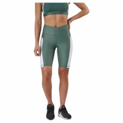 Stripe Bike Shorts Green