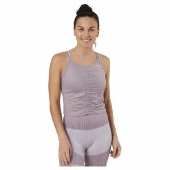 Studio Foundation Ruched Tank Quail Heather