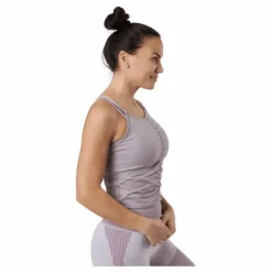 Studio Foundation Ruched Tank Quail Heather