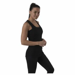 Studio Rib Tank Black