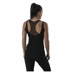 Studio Rib Tank Black