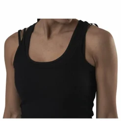 Studio Rib Tank Black