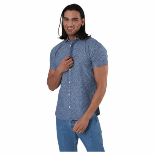 Summer Blackpool Shirt S/S Blue