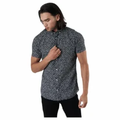 Summer Print Shirt S/s Svart