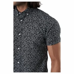 Summer Print Shirt S/s Svart