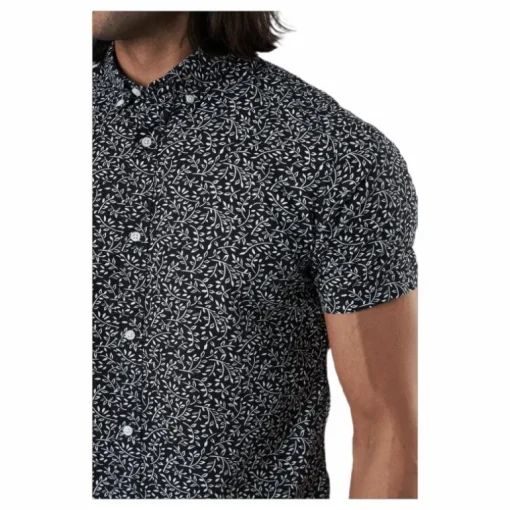Summer Print Shirt S/s Svart