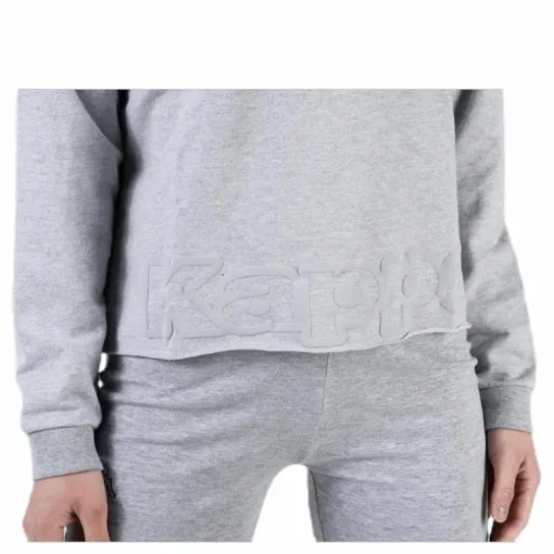 Sweat Hood, Logo Biba Grey