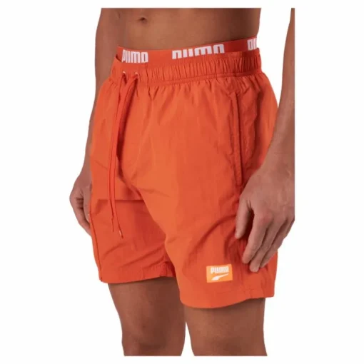 Swim Men Utility Mid Shorts 1p Chili Powder