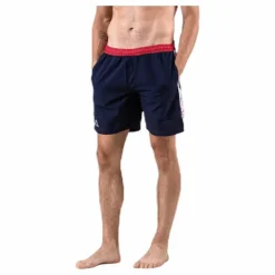Swim Shorts, Logo Birtec Blue/White/Red