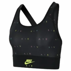 Swoosh Air Bra Print Black/Yellow