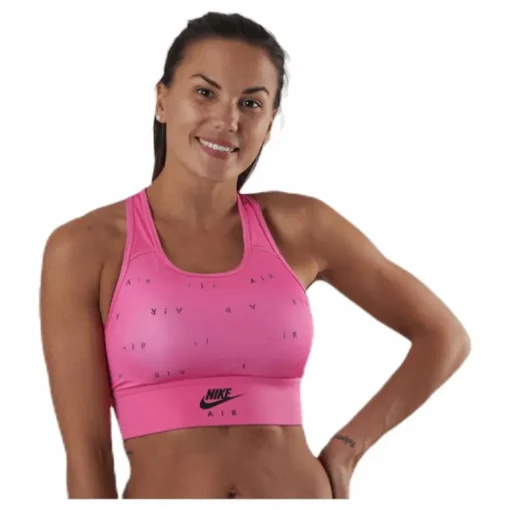 Swoosh Air Bra Print Pink/Black