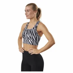 Swoosh Icon Clash Bra Purple