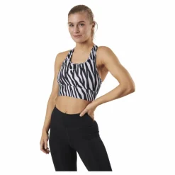 Swoosh Icon Clash Bra Purple